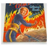 Vintage Flash Gordon Coloring Book 217525 Whitman 1952 (Some Pages Colored)