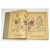 Vintage Flash Gordon Coloring Book 217525 Whitman 1952 (Some Pages Colored)