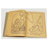Vintage Flash Gordon Coloring Book 217525 Whitman 1952 (Some Pages Colored)
