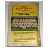 (VERY RARE) 1952 Thrilling True Story Of The Baseball New York Giants Comic Book