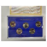 2007 Philadelphia Mint Edition State Quarter Collection - 5 coins