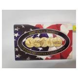 2007 24 K Gold Plated State Quarter  Collection - 5 coins