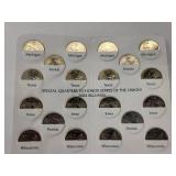 2000, 2003,2004,2005,2006,2008 Commemorative State Quarters (114 coins)  BU