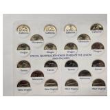 2000, 2003,2004,2005,2006,2008 Commemorative State Quarters (114 coins)  BU