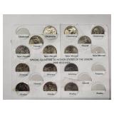2000, 2003,2004,2005,2006,2008 Commemorative State Quarters (114 coins)  BU