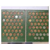 Lincoln Cents   "1909-1958 misc.  Lincoln Wheat Head Cents (119 Coins) 1959-1970 misc. Lincoln Pennies (9 Coins)" Very Good - Very Fine