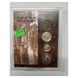 1929 The Great Depression Coin Collection - 4 coins Good - Fine (Silver Dime/Silver Quarter)
