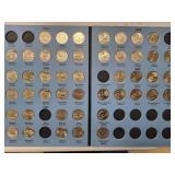 50 State Book with 100 misc state quarters   100 Coins    Almost Uncirculated