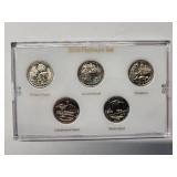 2018 America the Beautiful Quarter Collection - 5 coins -Platinum Edition Mint