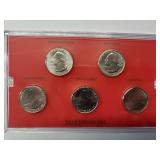 2018 America the Beautiful Quarter Collection- 5 coins - Denver Mint