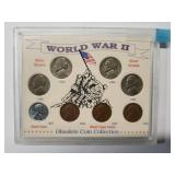 WWII Obsolete Coin Collection 1943-1946 8 coins   Very Good - Very Fine