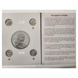 Sacagawea Dollar Book 2000-2001  7 Coins   Very Fine