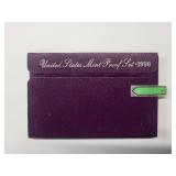 1990 Mint Proof Set 5 coins -- Uncirculated