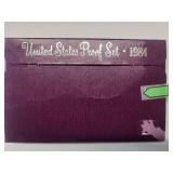 1984 US Mint Proof Set 5 coins -- Uncirculated