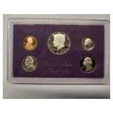 1984 US Mint Proof Set 5 coins -- Uncirculated