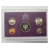 1988 US Mint Proof Set  - 5 coins