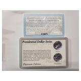 2013 Theodore Roosevelt Dollar Mania Mint Set - Platinum/Gold -- Uncirculated