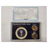 2013 Theodore Roosevelt Dollar Mania Mint Set - Platinum/Gold -- Uncirculated