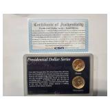 2013 Theodore Roosevelt Dollar Mania Mint Set - Platinum/Gold -- Uncirculated