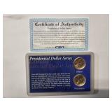 2013 Theodore Roosevelt Dollar Mania Mint Set - Platinum/Gold -- Uncirculated