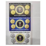 2015 Harry S Truman Dollar Mania Mint Set - Platinum/Gold -- Uncirculated