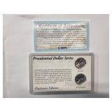 2015 Harry S Truman Dollar Mania Mint Set - Platinum/Gold -- Uncirculated