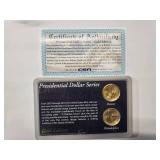 2015 Harry S Truman Dollar Mania Mint Set - Platinum/Gold -- Uncirculated