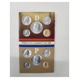 US Mint Set 1984 Uncirculated - 12 coins - P and D Mint