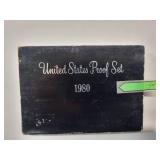 1980 US Proof Set Uncirculated 6 coins   Mint