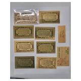 Misc advertising on wood   Collectable