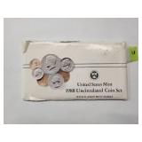 US Mint Set 1988 Uncirculated - 12 coins - P and D Mint