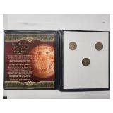 Last 3 years of "V" Nickels 1910-1912       3 coins Very Fine