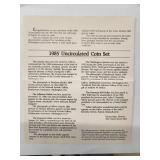 US Mint Set 1985 Uncirculated - 12 coins - P and D Mint