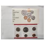 US Mint Set 1992 Uncirculated - 12 coins - P and D Mint