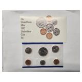 US Mint Set 1992 Uncirculated - 12 coins - P and D Mint