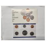 US Mint Set 1992 Uncirculated - 12 coins - P and D Mint