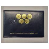 Games of XXIIIrd Olympiad Los Angeles 1984    24 Commemorative Coins   Very Fine