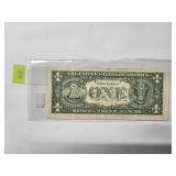 $1 Star bill with Low serial number   Very Fine