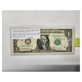 $1 Bills with consecutive serial numbers   I06238637A-I06238639A   Extra Fine