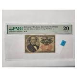 25 Cents Fifth Issue Fractional Currency  - (1874-1876)   Very Fine 20