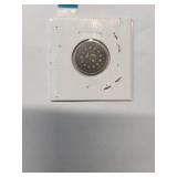 1868 Shielded Nickel  -89% Silver  (No Ray)   Good