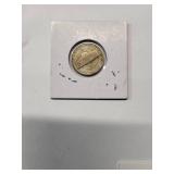 1967 Roosevelt Dime Very Fine, 1957 Roosevelt Dime Very Fine, 1946 Roosevelt Dime Very Fine, 1964 Roosevelt Dime Almost Uncirculated (1957, 1946, 1964 (0% Silver) and 1944 Wartime Nickel Very Fine Sil