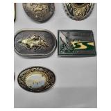 10 Belt Buckles -- One Missing Parts