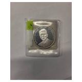 Ronald Reagan Copper Silver Plated       Uncirculated