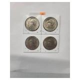 1776-1976 Eisenhower Dollars   Almost Uncirculated (4 Coins)