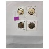 1776-1976 Kennedy Half Dollars   Almost Uncirculated (4 Coins)