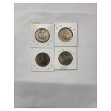 1776-1976 Kennedy Half Dollars  Almost Uncirculated (4 Coins)
