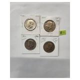 1971 Kennedy Half Dollars   Almost Uncirculated - Very Fine (4 Coins)
