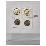 1971 Kennedy Half Dollars  Almost Uncirculated - Very Fine (4 Coins)