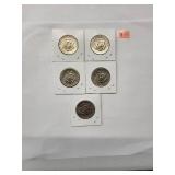 1972 Kennedy Half Dollars  Almost Uncirculated